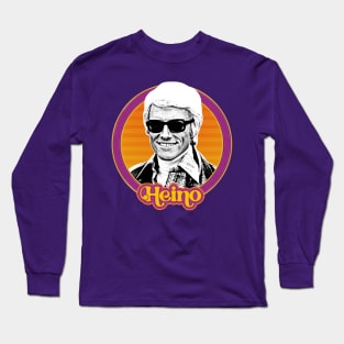 Heino // Original Retro 60s Style Schlager Fan Design Long Sleeve T-Shirt